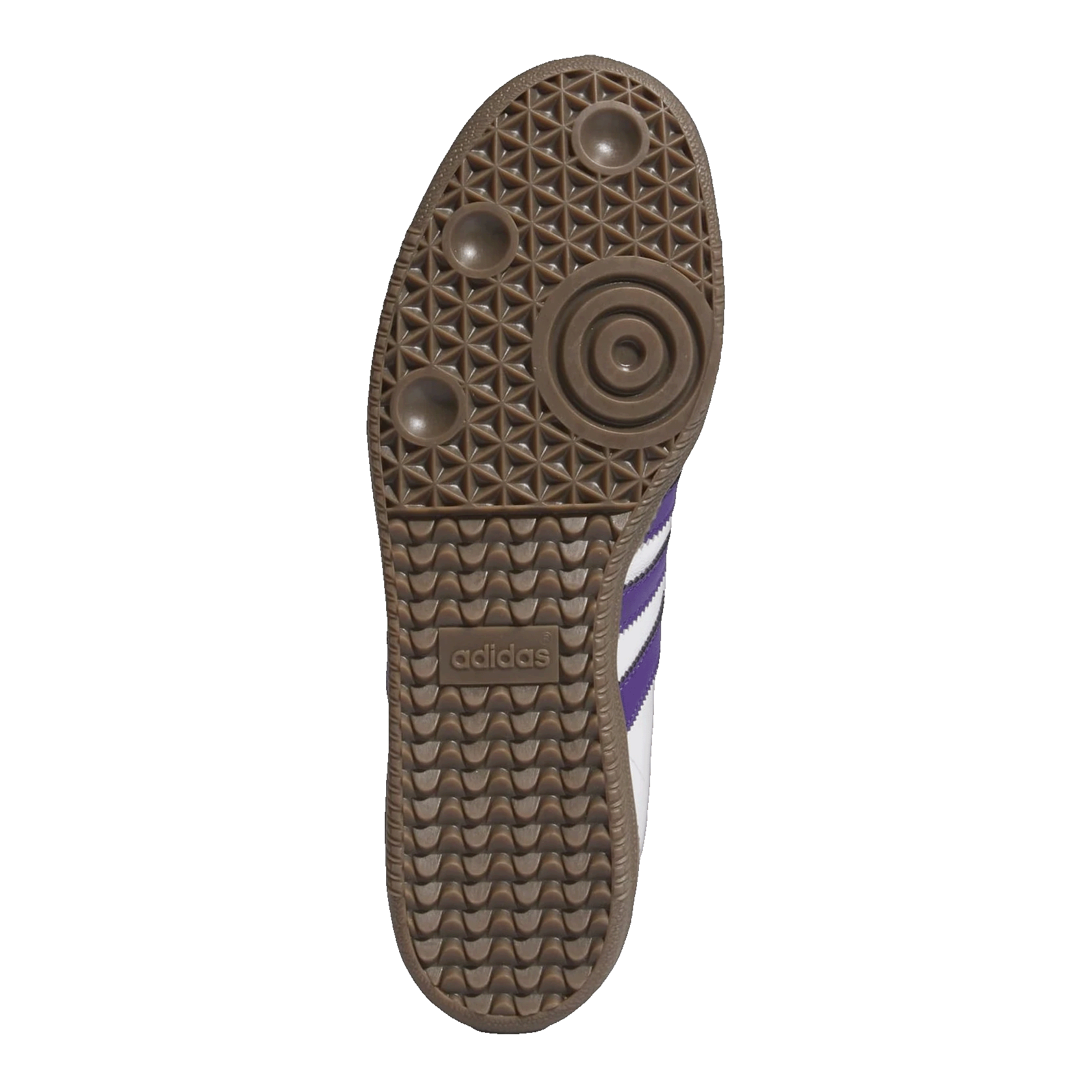 adidas Samba ADV Cloud White Collegiate Purple Sohle IE6613