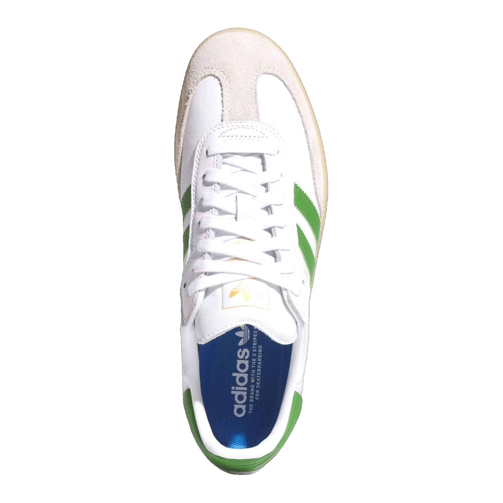 adidas Samba ADV Cloud White Crew Green Gum Oben JP8522
