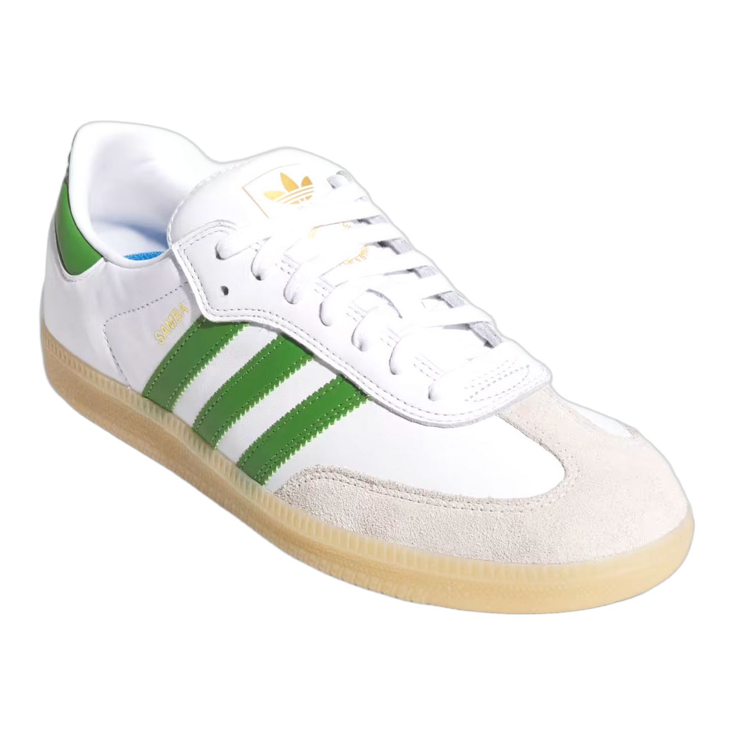 adidas Samba ADV Cloud White Crew Green Gum Side JP8522