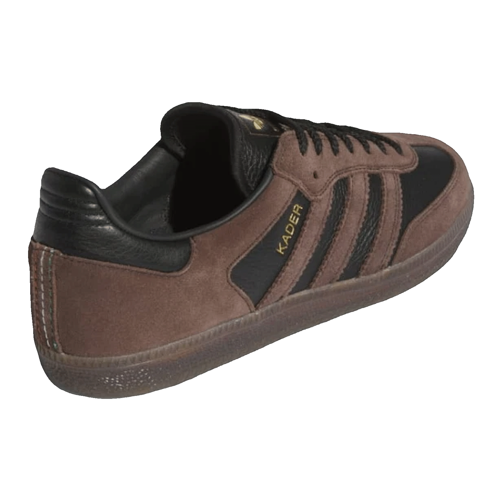 adidas Samba ADV Kader Sylla Brown Gum Back IF9235