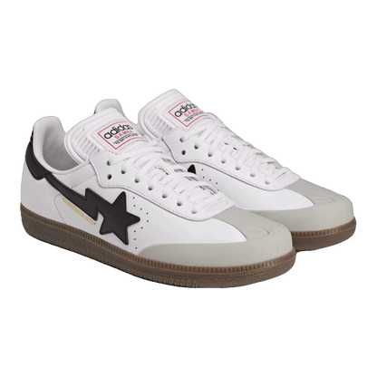 adidas Samba Bape White Black Gum Side