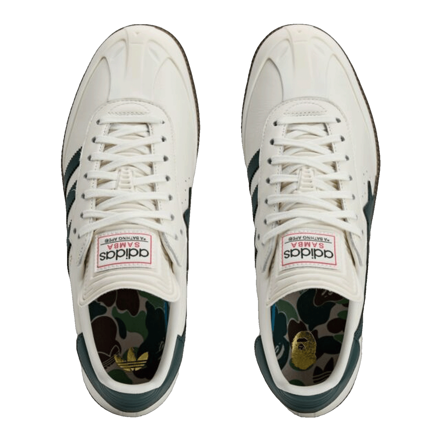 adidas Samba Bape World Cup Pack White Forest Oben KJ8852