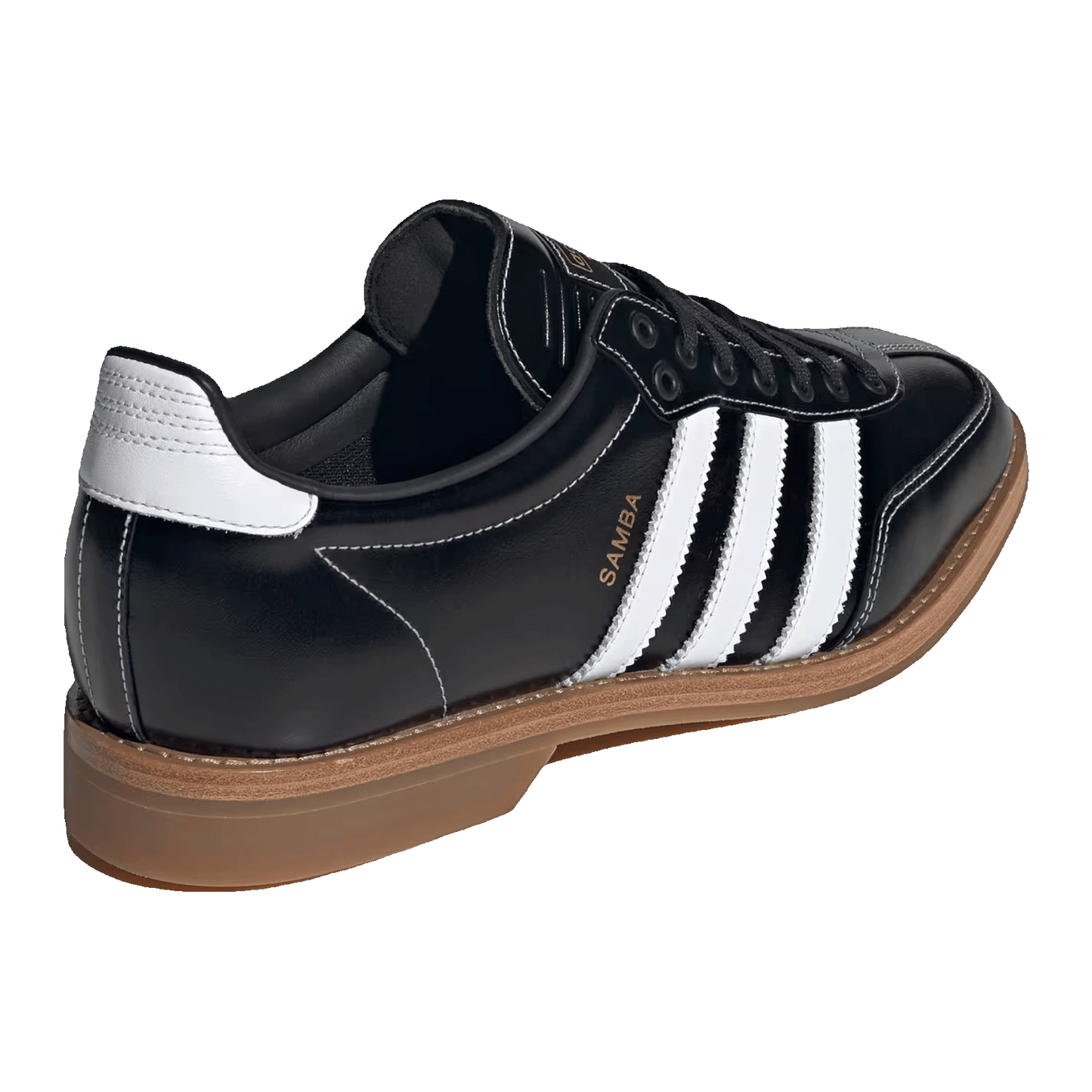 adidas Samba Bowling Shoe Black White Back KI9995