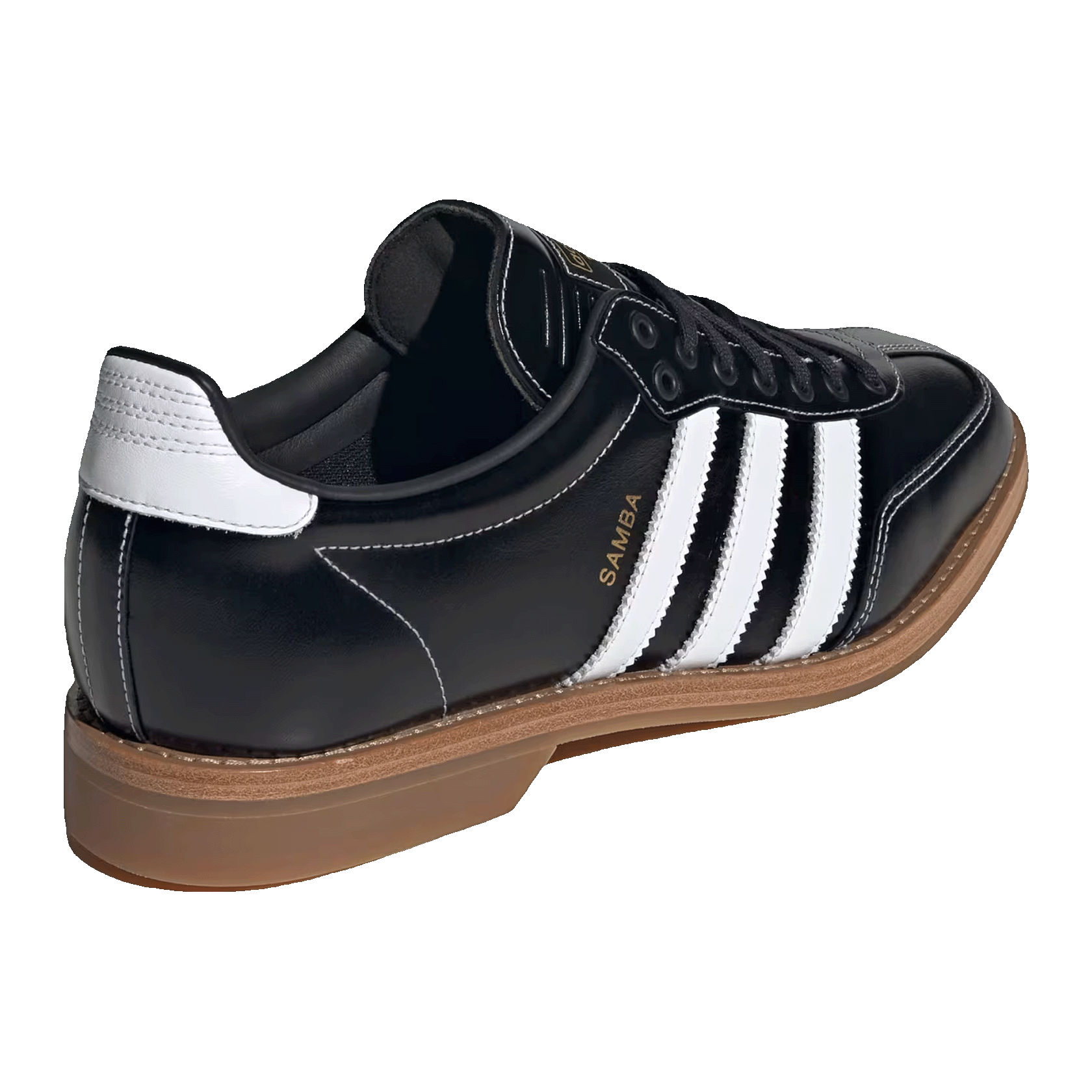 adidas Samba Bowling Shoe Black White Back KI9995