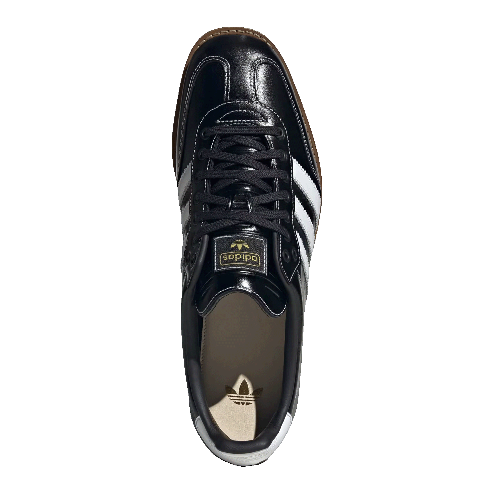 adidas Samba Bowling Shoe Black White Oben KI9995
