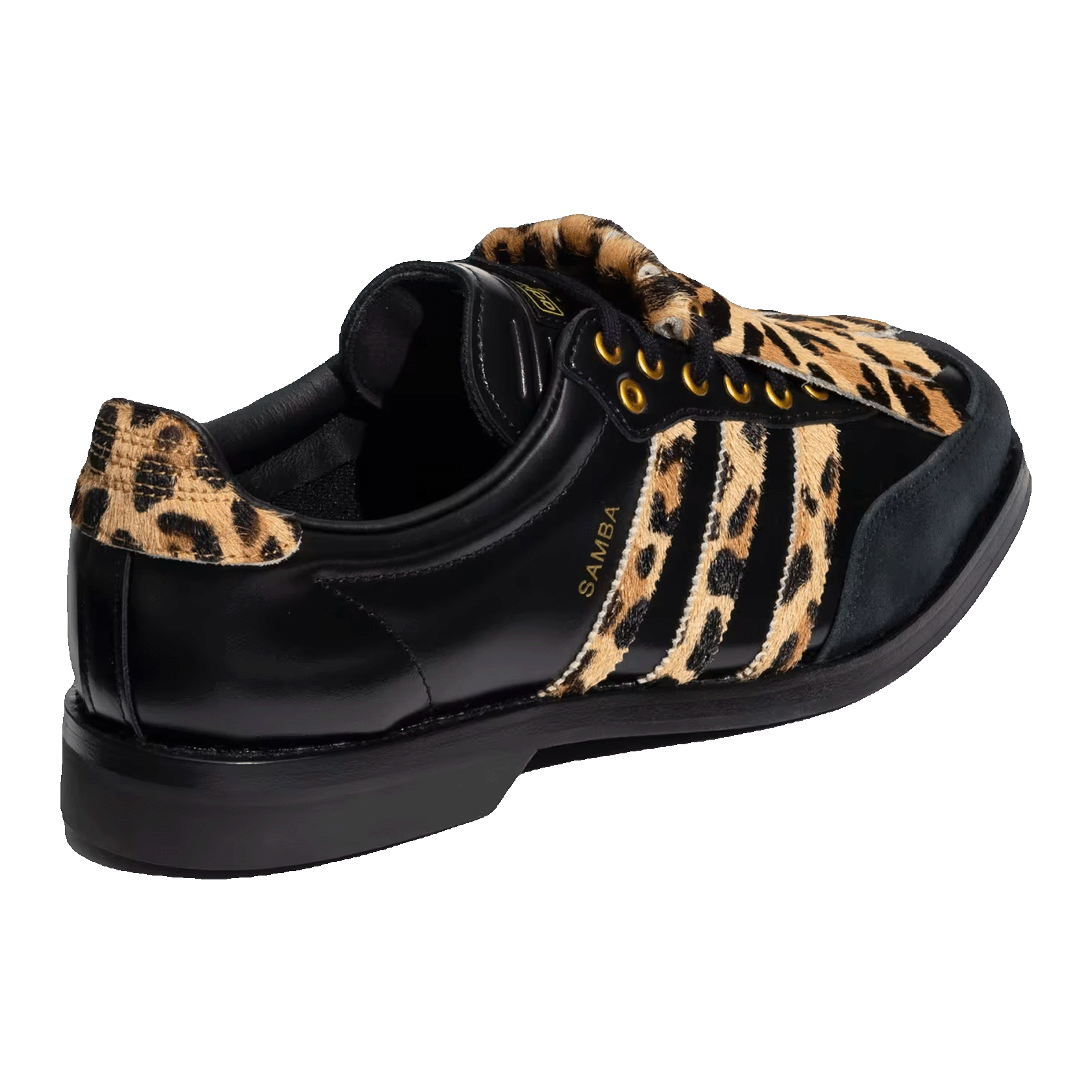 adidas Samba Bowling Shoe Leopard Black Back KK2824