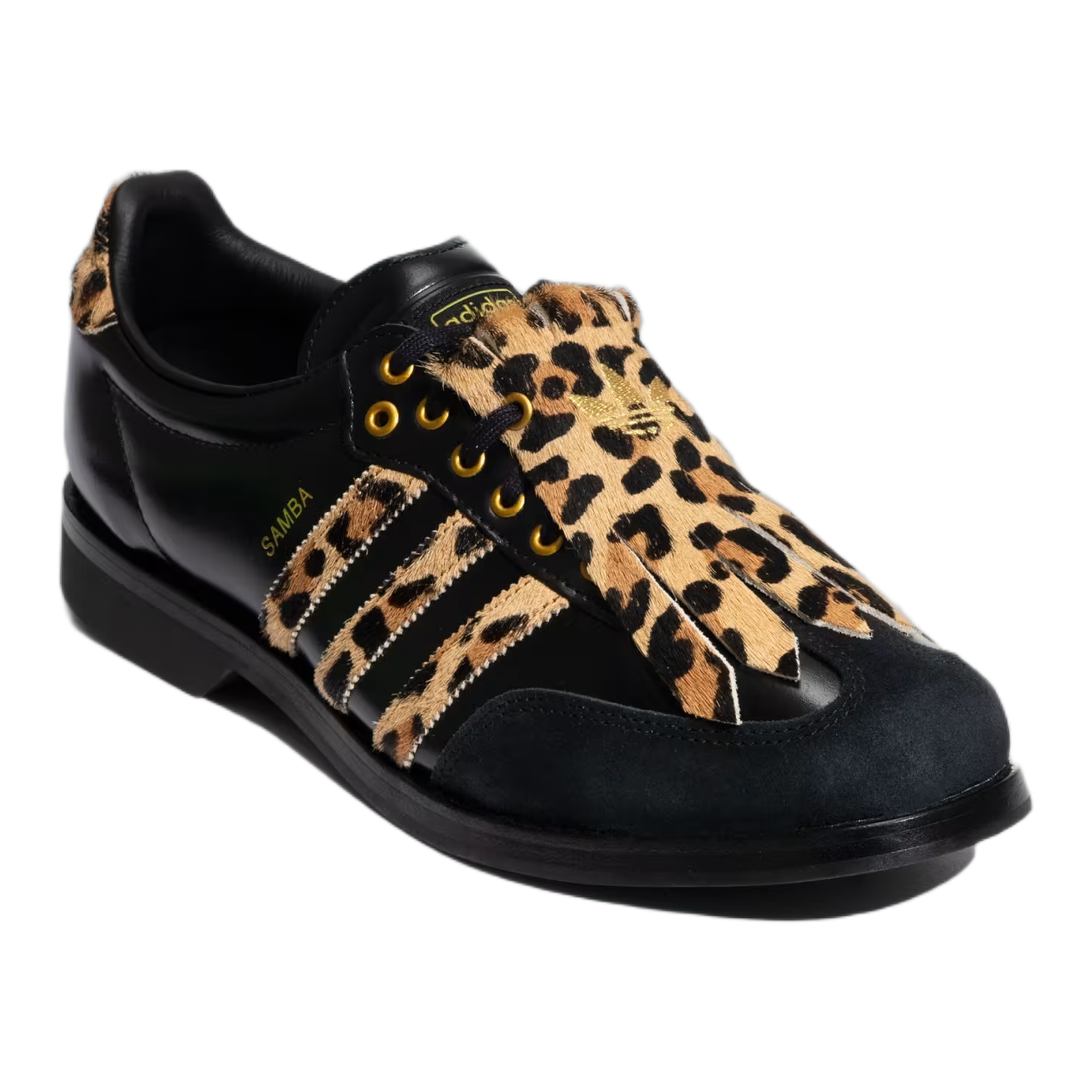 adidas Samba Bowling Shoe Leopard Black Side KK2824