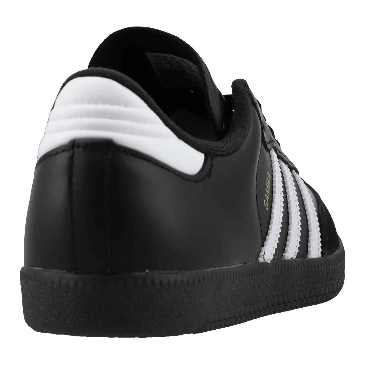 adidas Samba Classic Black White Dark Gum (GS) Back '036516