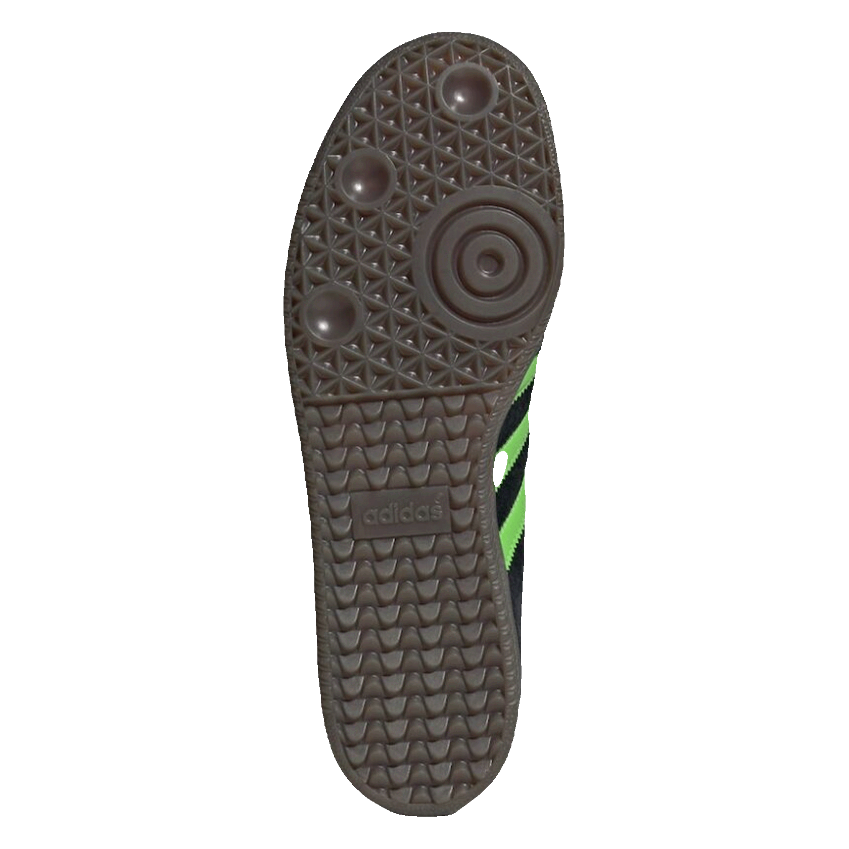 adidas Samba Deco SPZL Black Lucid Lime Sohle