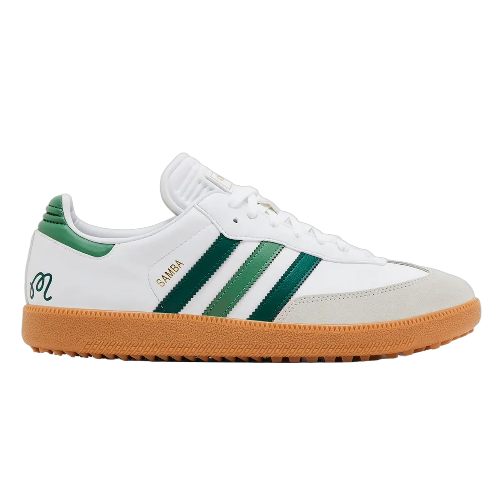 adidas Samba Golf Malbon White Green JR2539
