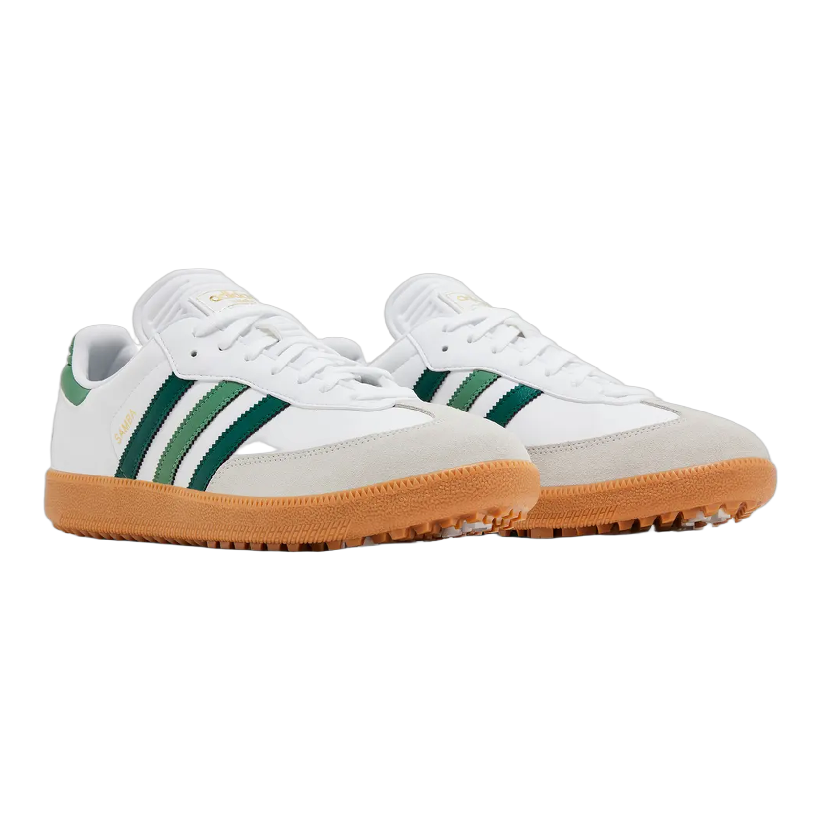 adidas Samba Golf Malbon White Green Side JR2539