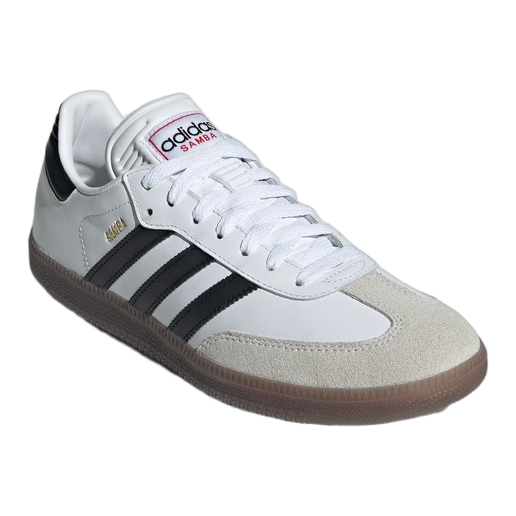 adidas Samba Indoor Cloud White Core Black Vivid Red Side IH6001