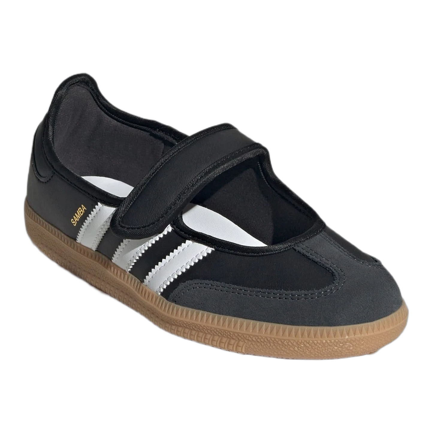 adidas Samba Jane Black White Gum (GS) Side JR7437