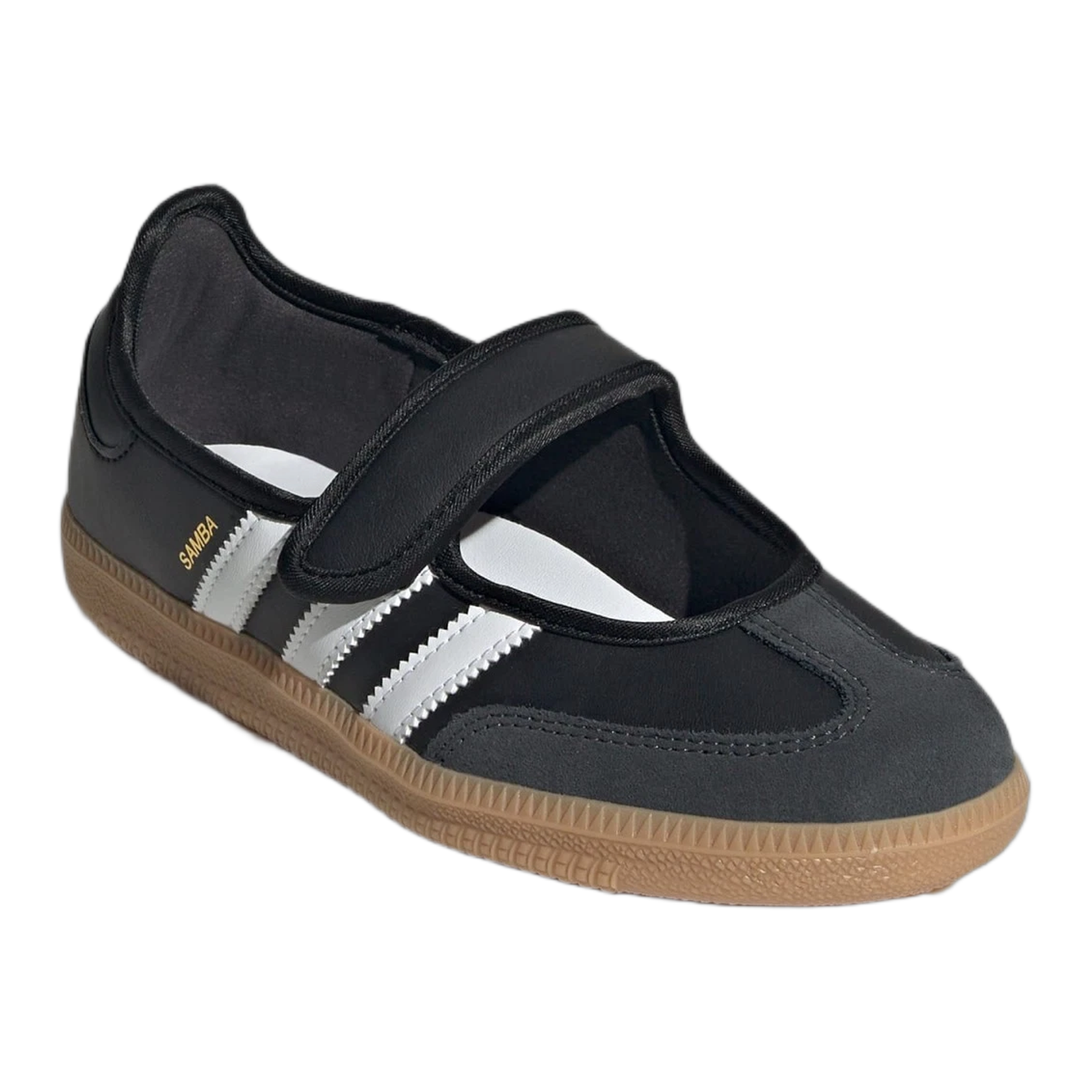 adidas Samba Jane Black White Gum (GS) Side JR7437