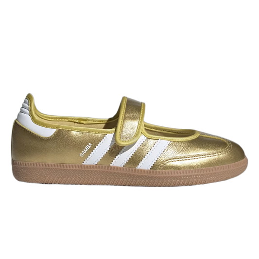 adidas Samba Jane Gold Metallic White (W) IH6599
