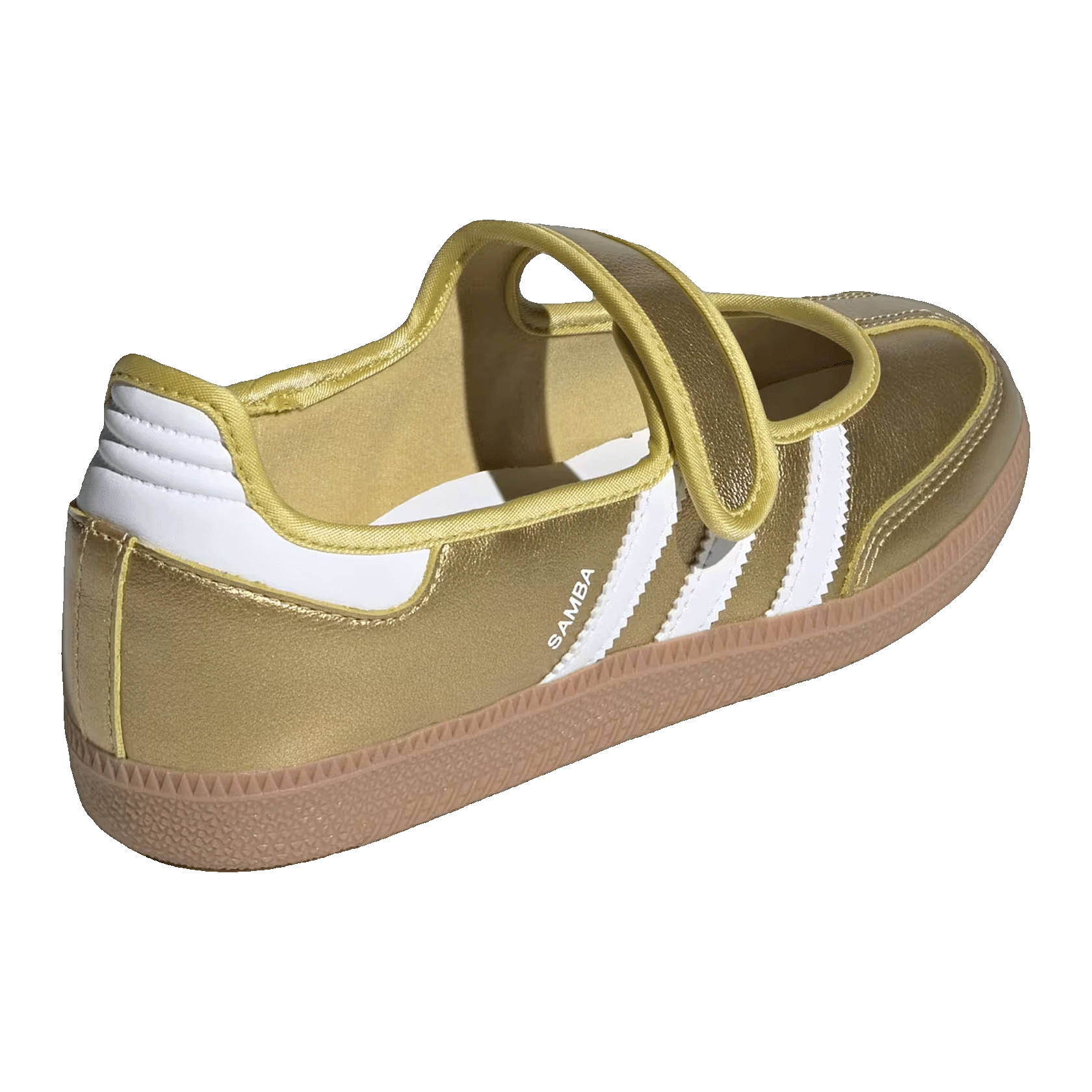 adidas Samba Jane Gold Metallic White (W) Back IH6599