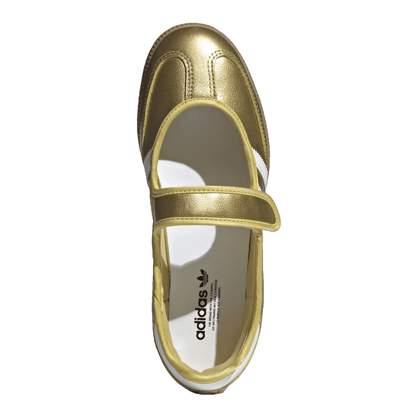 adidas Samba Jane Gold Metallic White (W) Oben IH6599