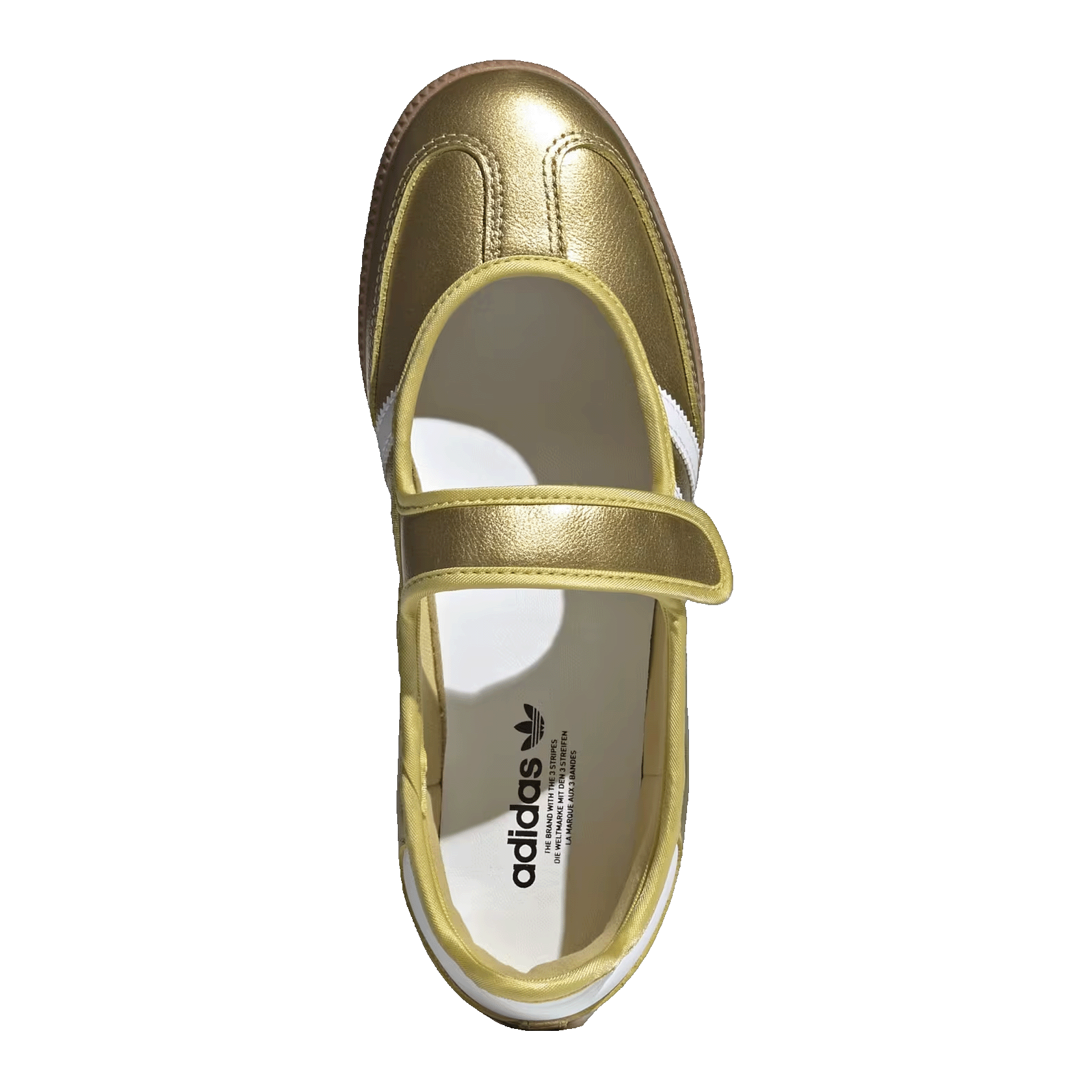 adidas Samba Jane Gold Metallic White (W) Oben IH6599