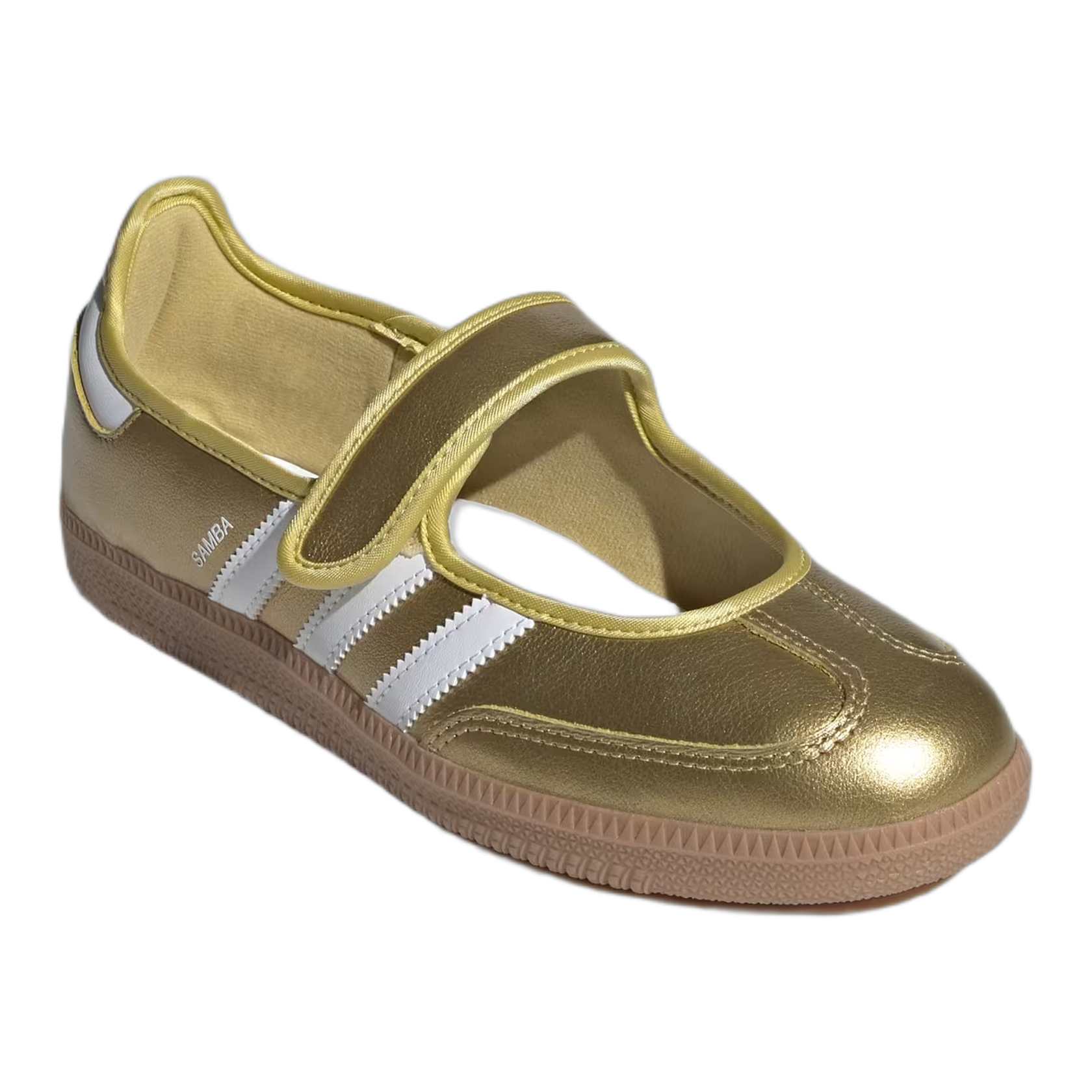 adidas Samba Jane Gold Metallic White (W) Side IH6599