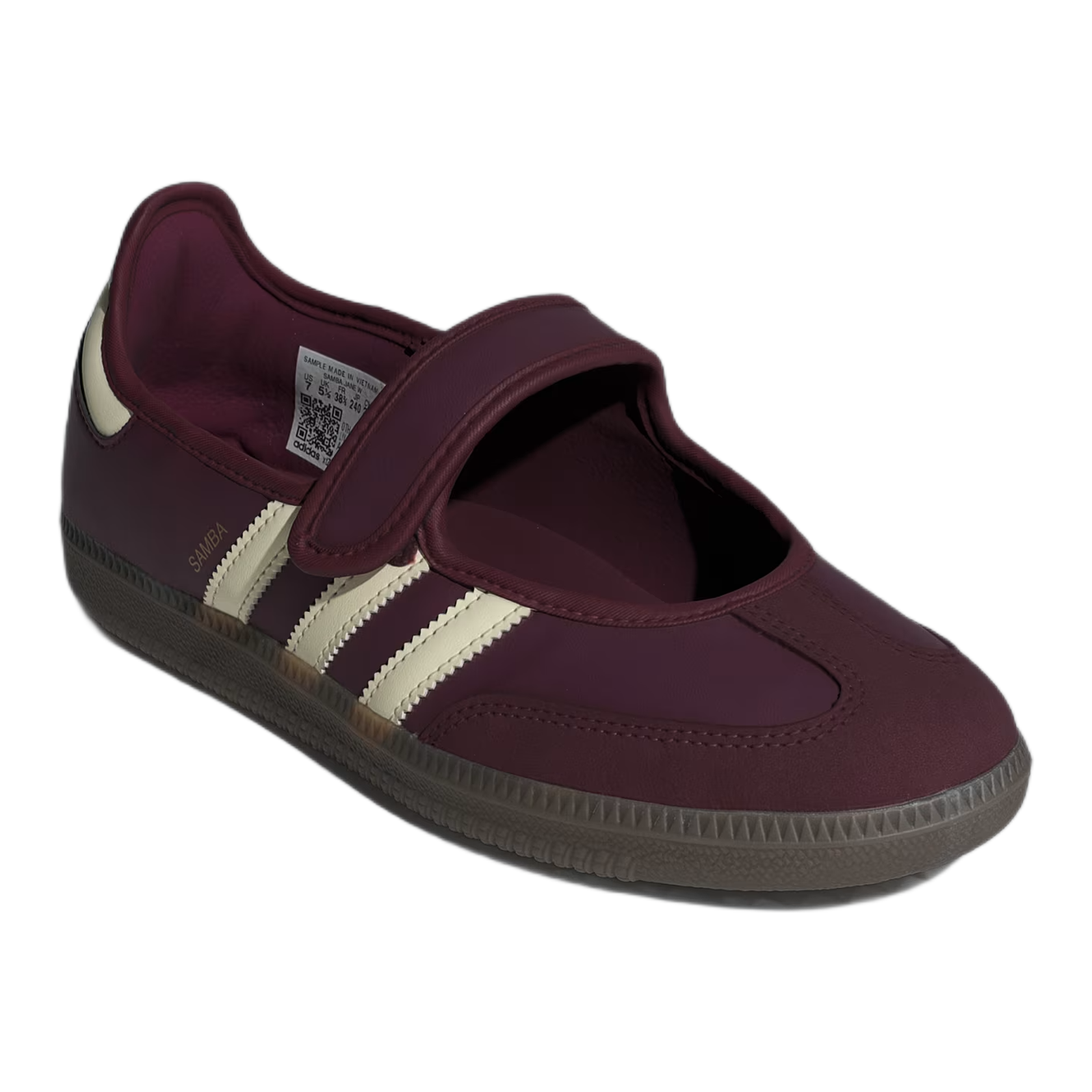 adidas Samba Jane Maroon Cream White (W) Side IH6561