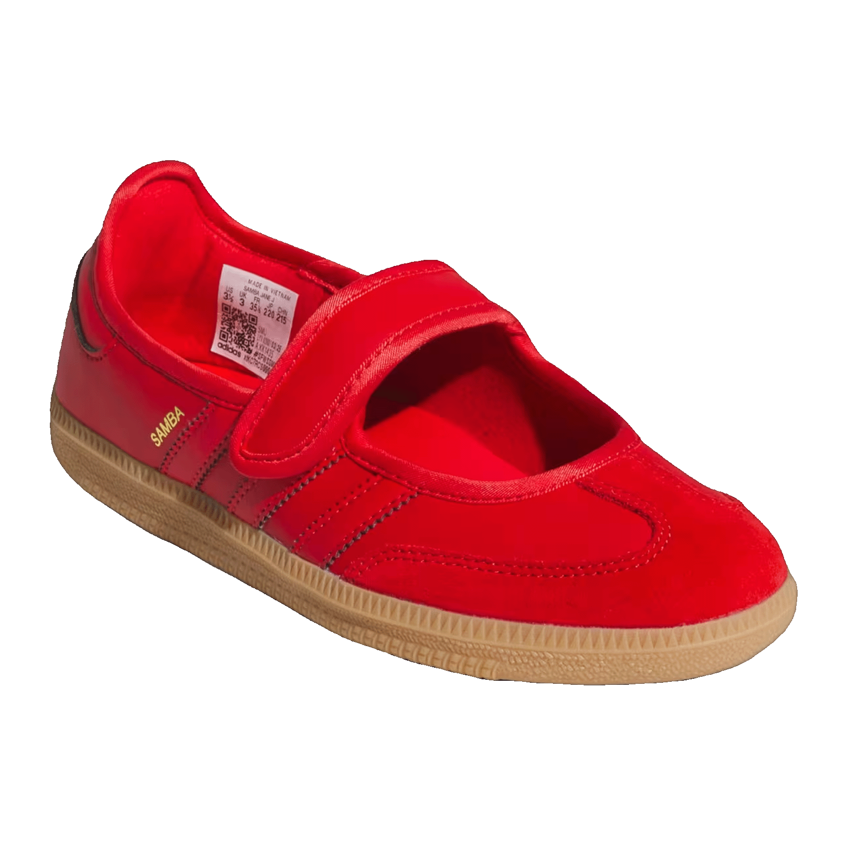 adidas Samba Jane Red Gum (GS) Side KK1435