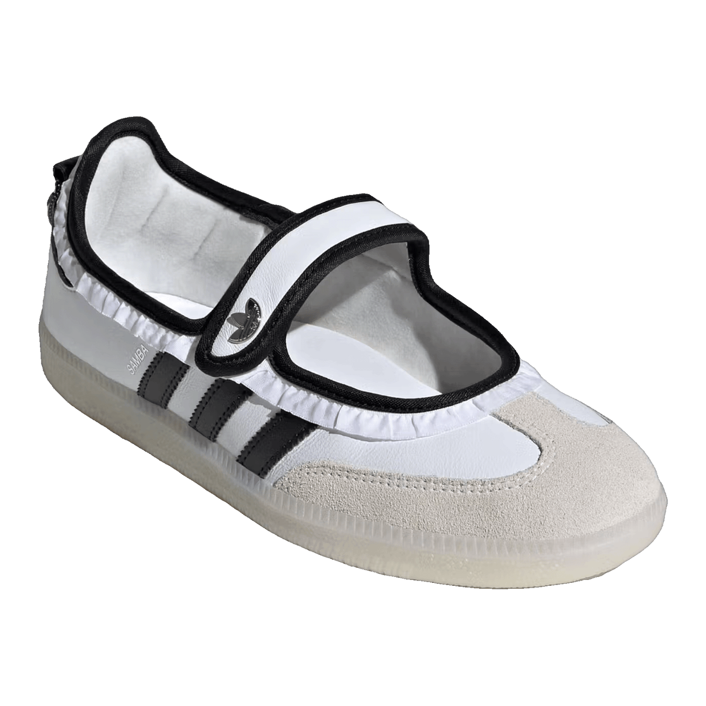 adidas Samba Jane Ruffle Pack White Black (W) Side KH6231