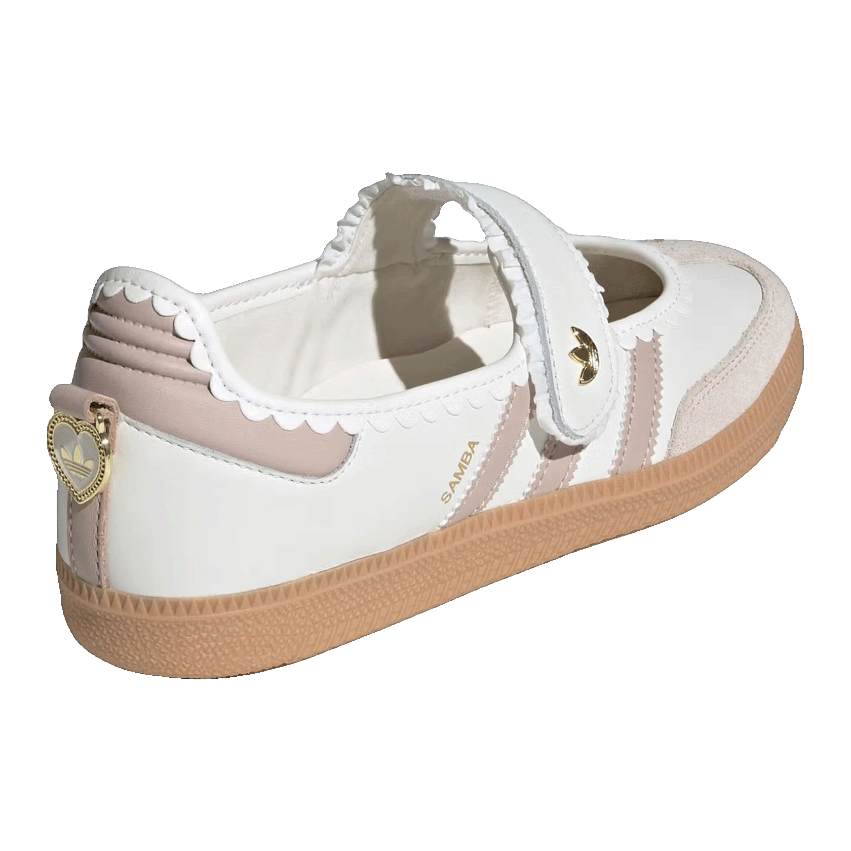 adidas Samba Jane Ruffle Pack White Pink Gum (W) Back KH6230