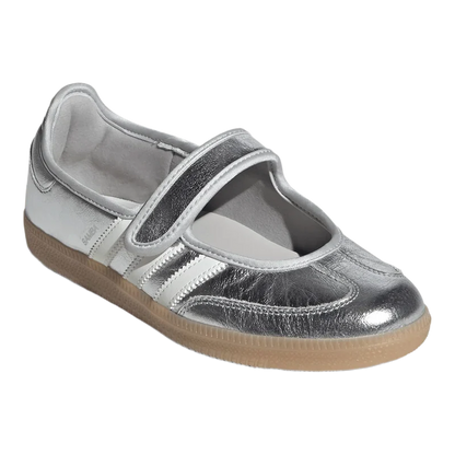 adidas Samba Jane Silver Metallic Off White (W) Side KK2502