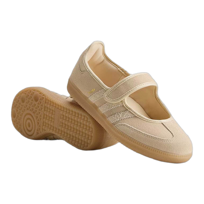 adidas Samba Jane Suede Sand Strata (W) Side HQ9496