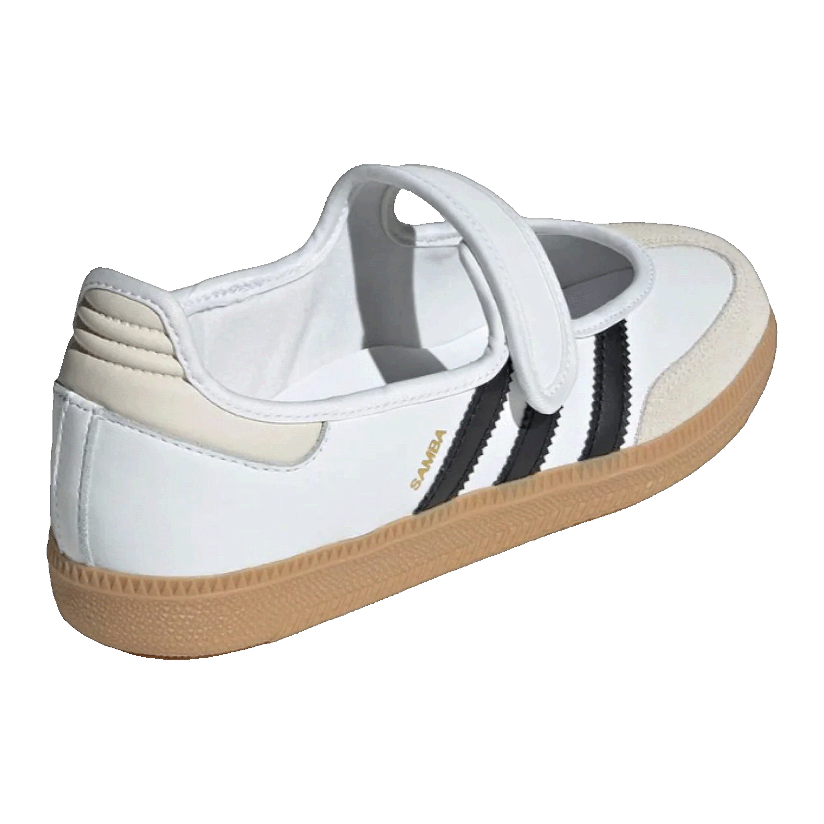 adidas Samba Jane White Black Gum (GS) Back JR7436