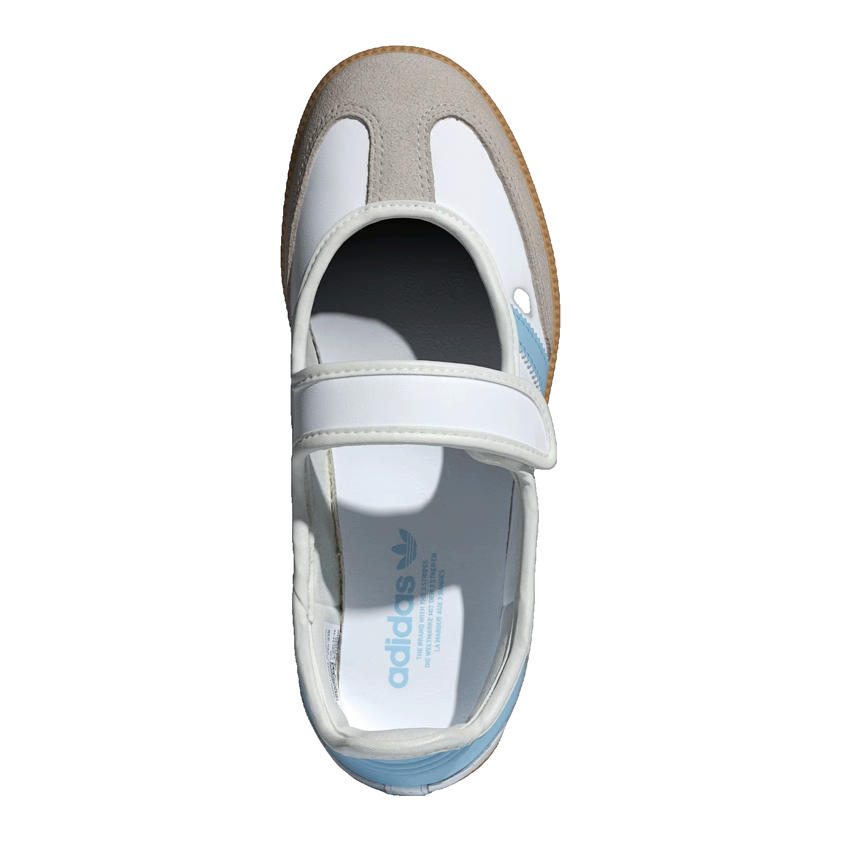 adidas Samba Jane White Clear Sky (GS) Oben JP9545