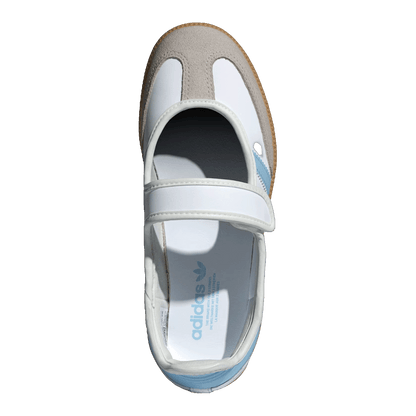 adidas Samba Jane White Clear Sky (GS) Oben JP9545