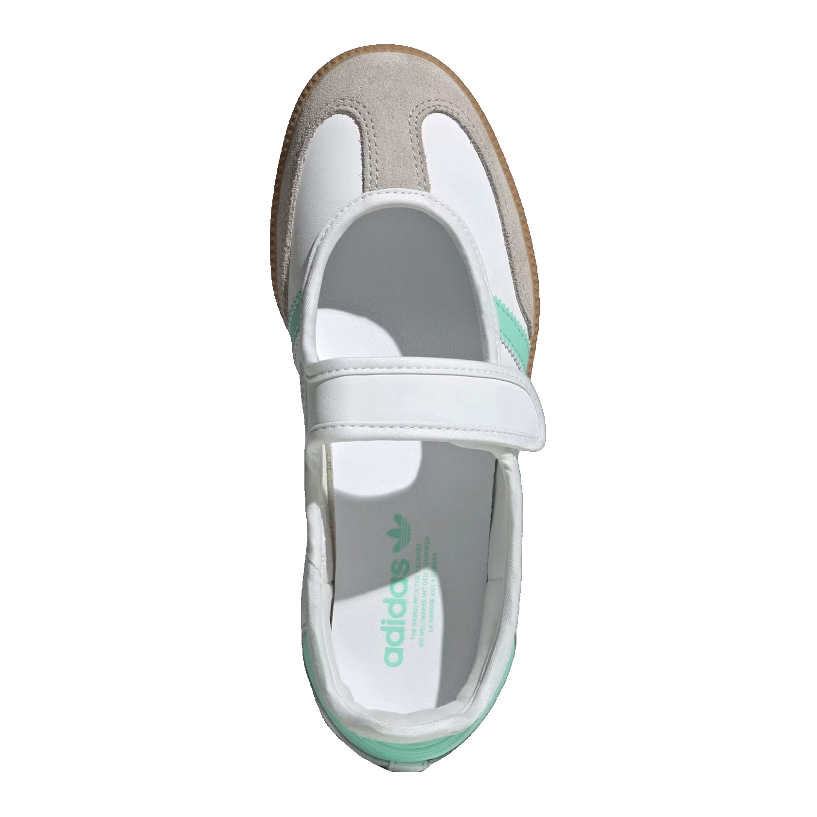 adidas Samba Jane White Easy Green (GS) Oben JP9546