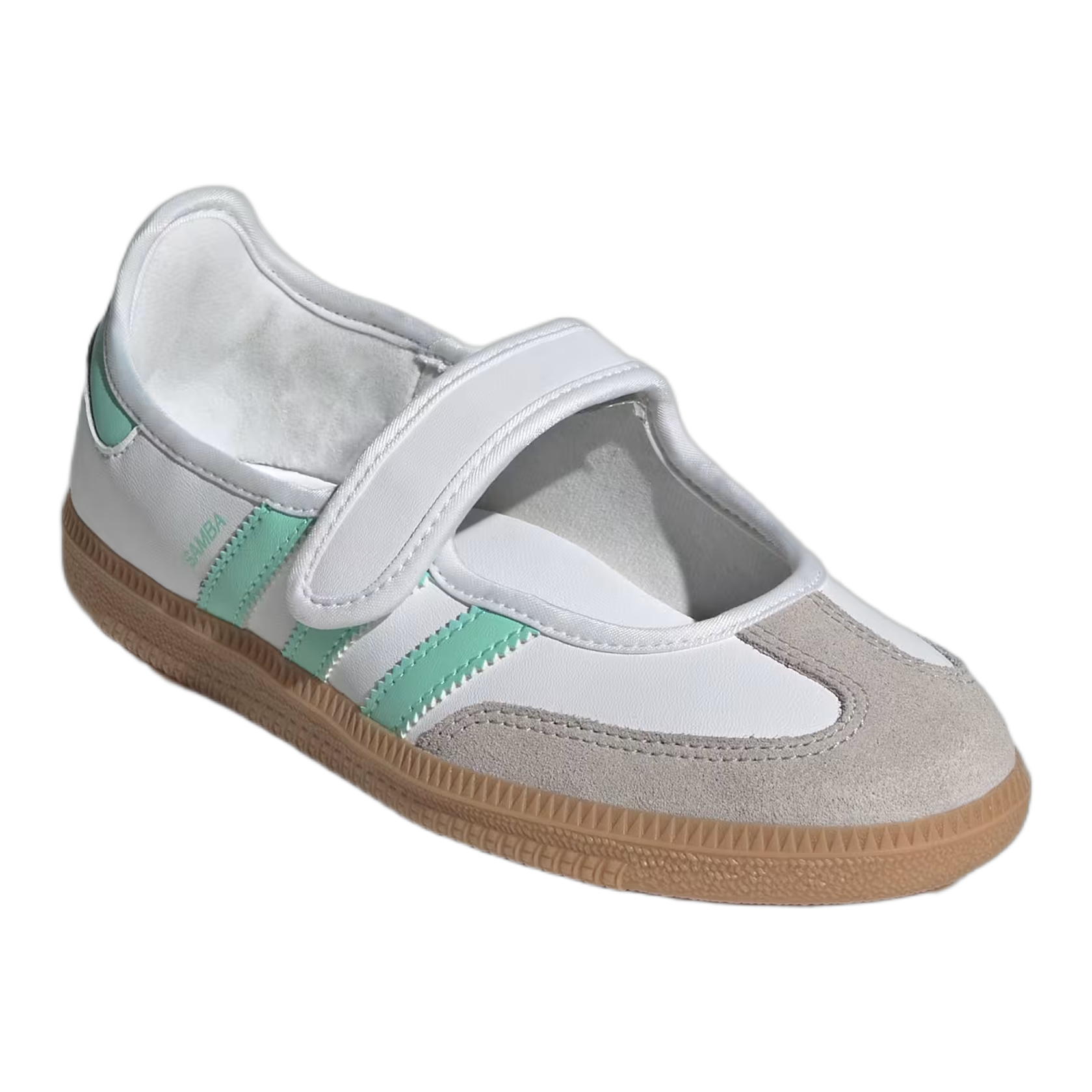 adidas Samba Jane White Easy Green (GS) Side JP9546