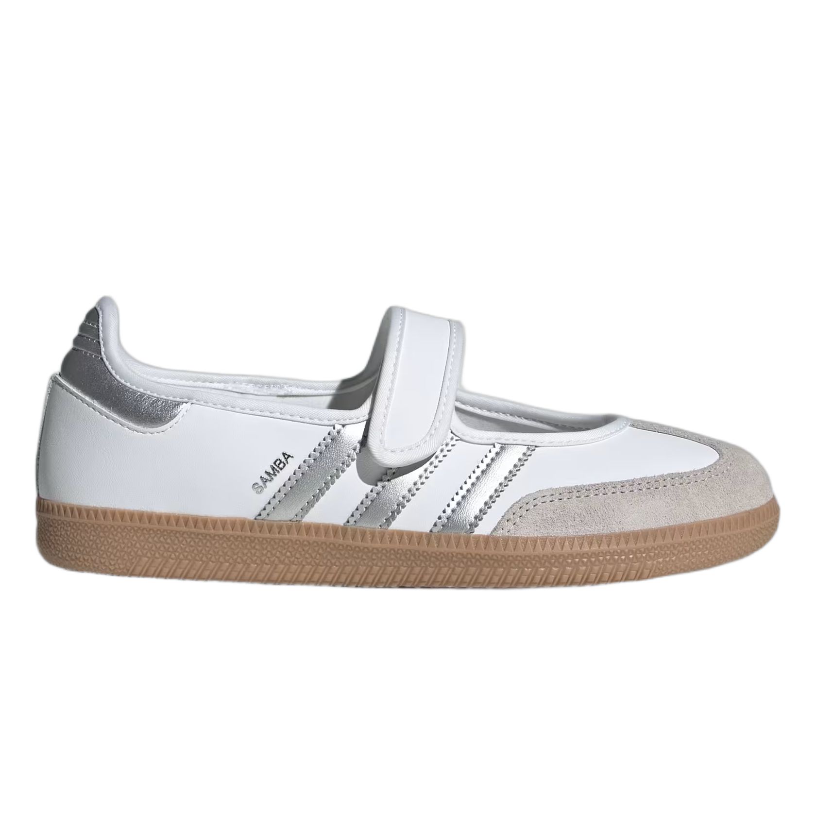 adidas Samba Jane White Silver Metallic (W) KJ3785