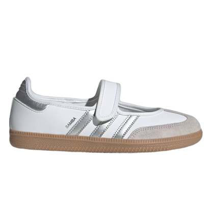 adidas Samba Jane White Silver Metallic (W) KJ3785