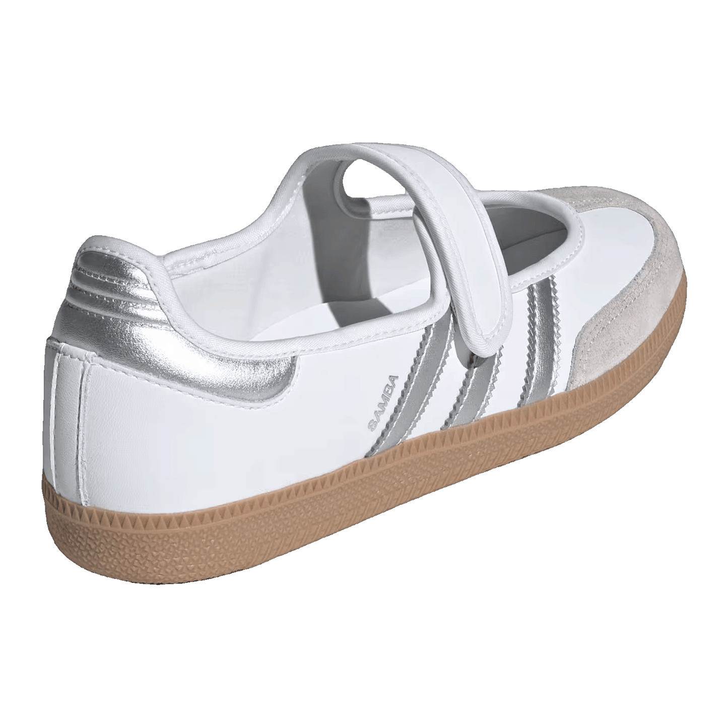 adidas Samba Jane White Silver Metallic (W) Back KJ3785