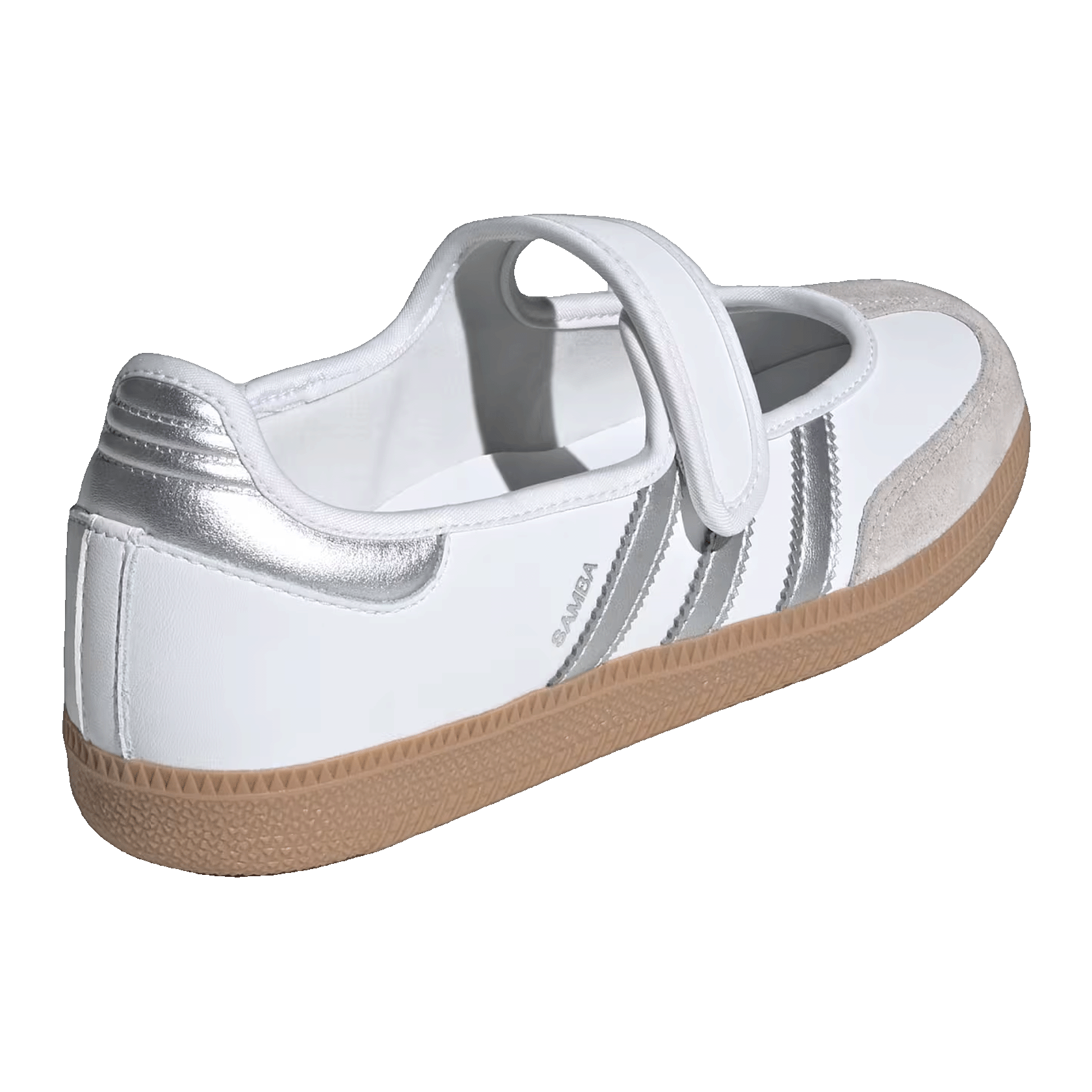 adidas Samba Jane White Silver Metallic (W) Back KJ3785