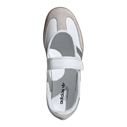 adidas Samba Jane White Silver Metallic (W) Oben KJ3785