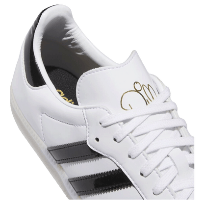 adidas Samba Jason Dill White Black Patent Tongue