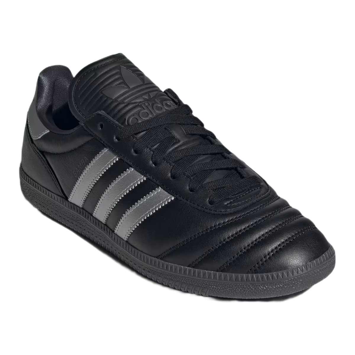 adidas Samba JP Black Silver Metallic Side HQ9241