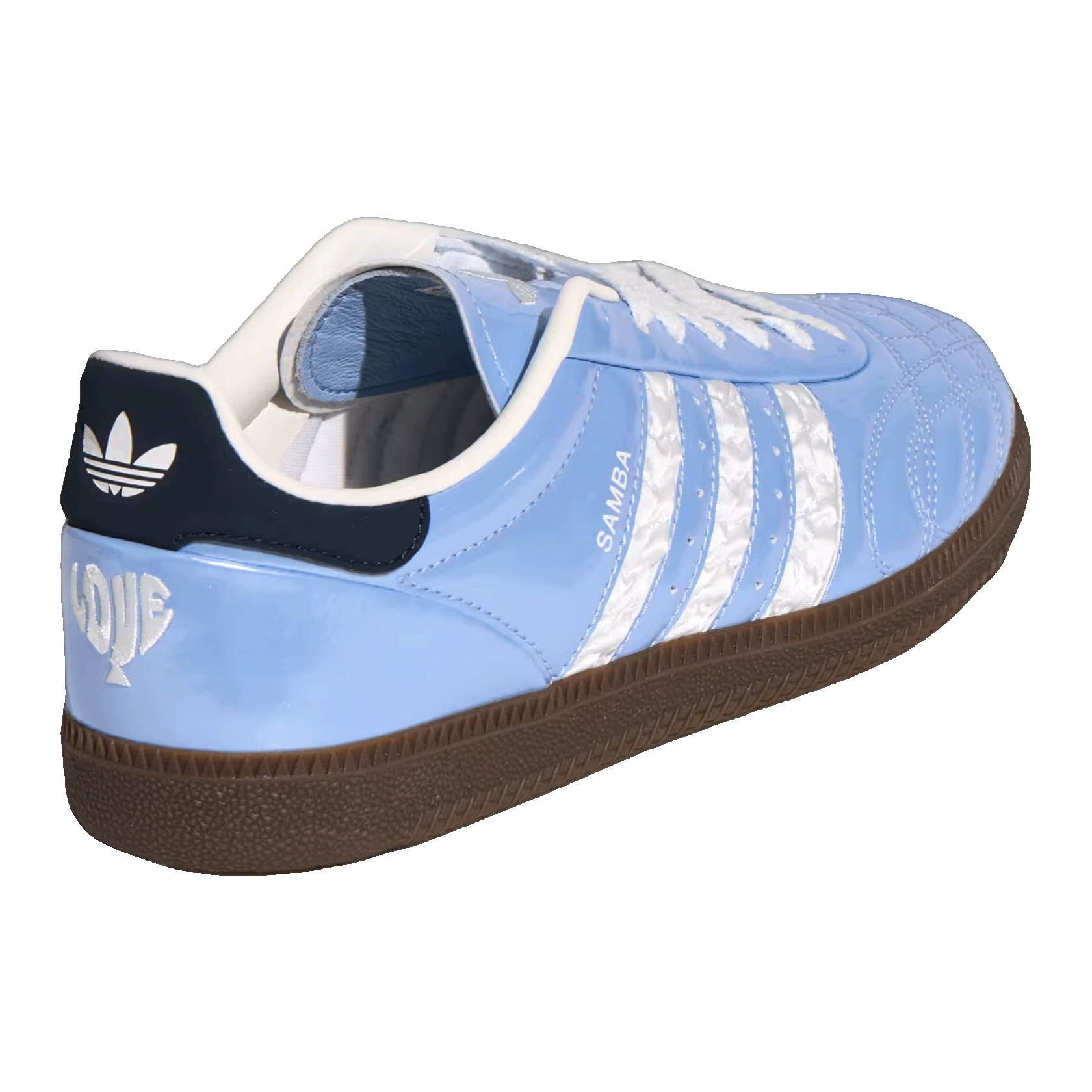 adidas Samba JP Glow Blue White Back KJ7302