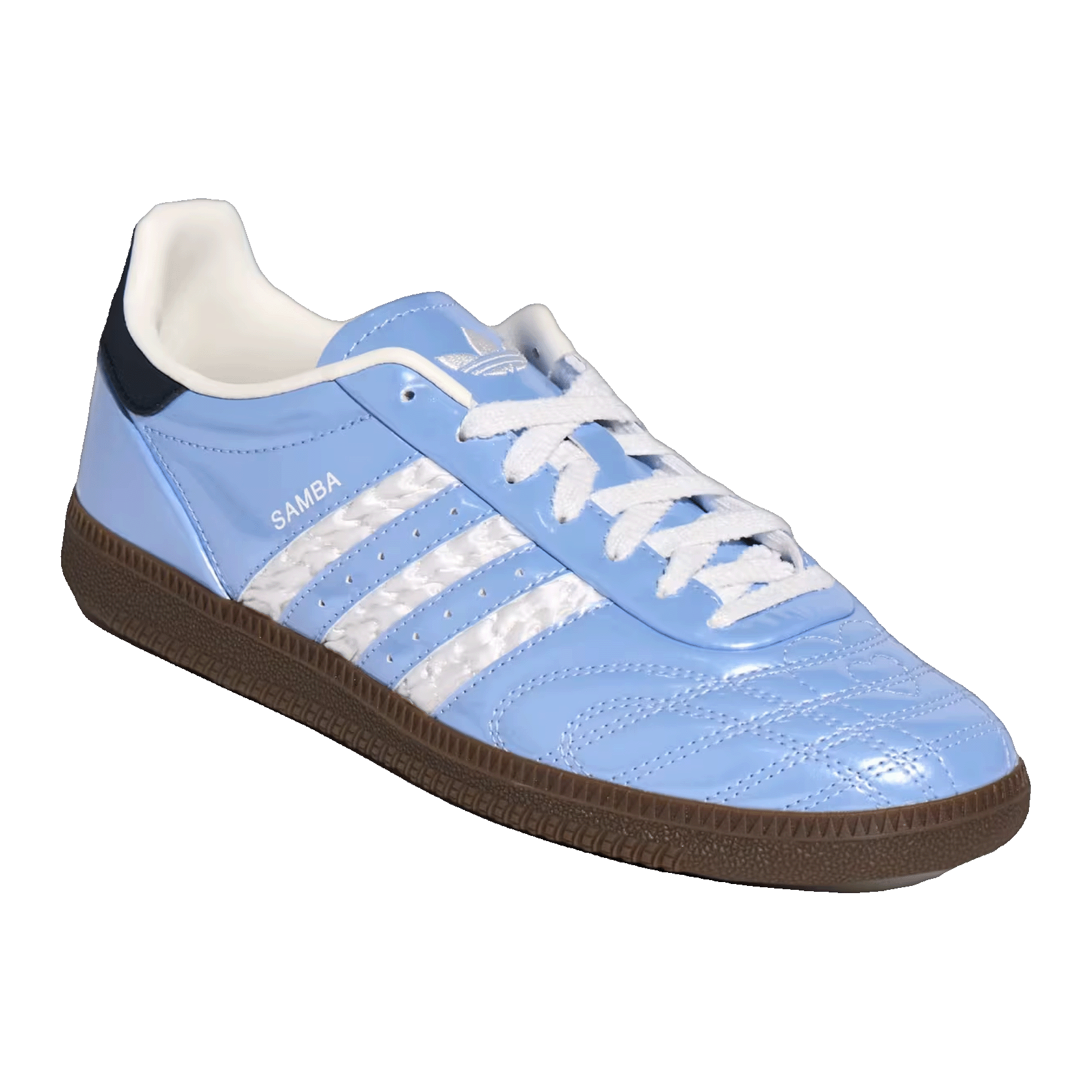 adidas Samba JP Glow Blue White Side KJ7302