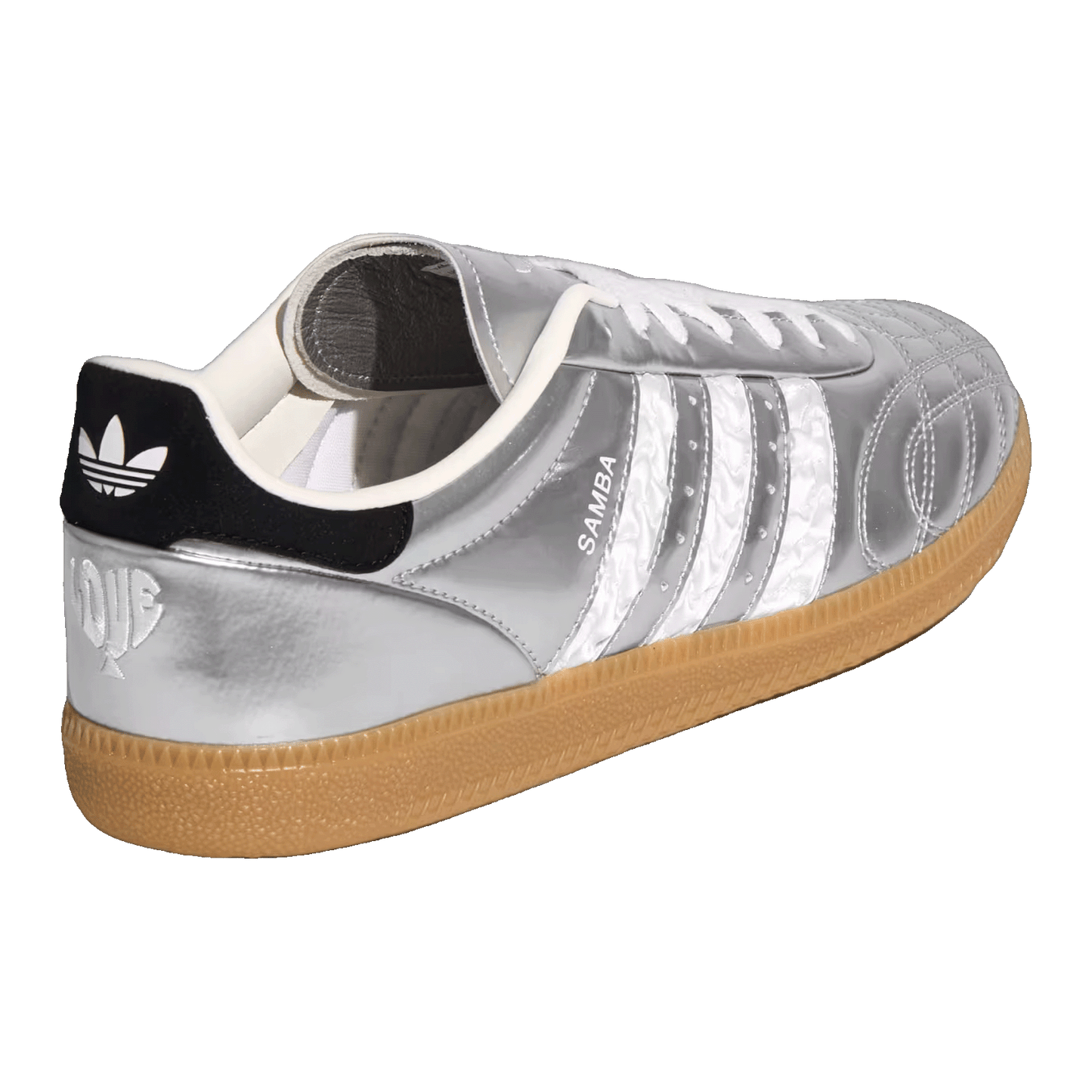 adidas Samba JP Silver Metallic White Back HP7105