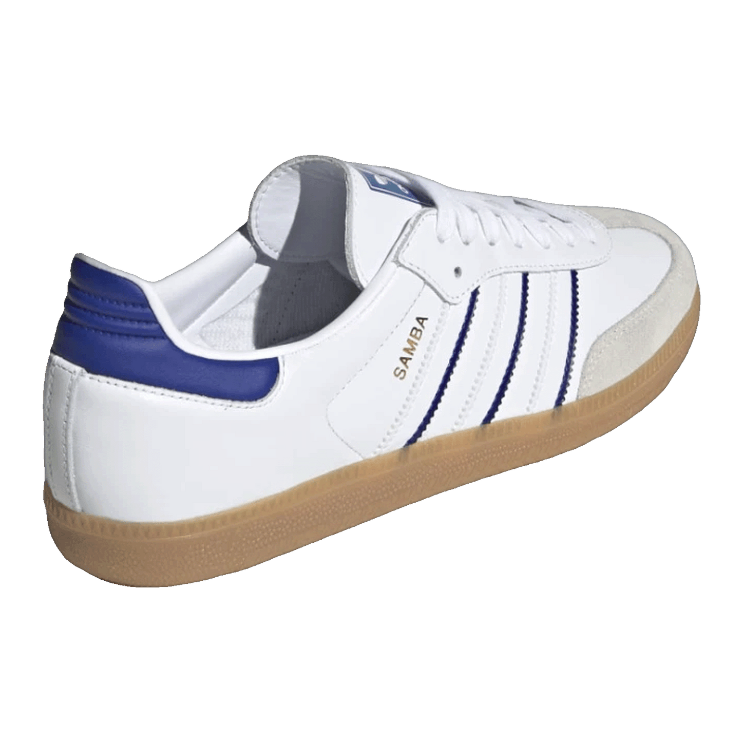 adidas Samba Leather Cloud White Lucid Blue Back IG2339