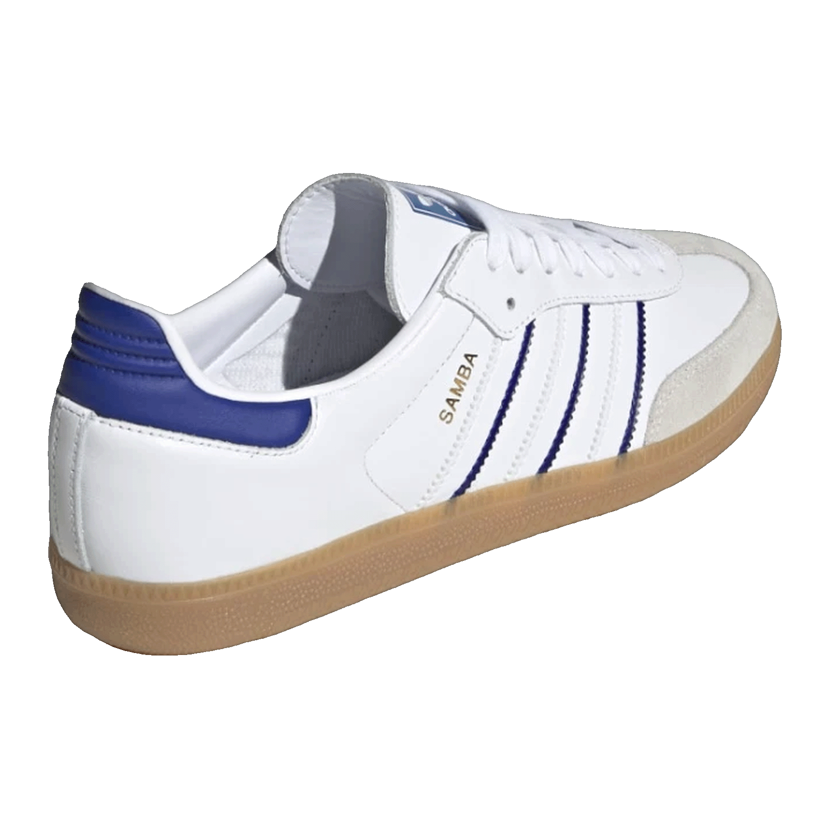 adidas Samba Leather Cloud White Lucid Blue Back IG2339