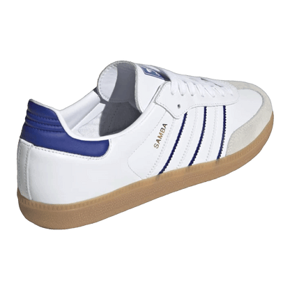 adidas Samba Leather Cloud White Lucid Blue Back IG2339