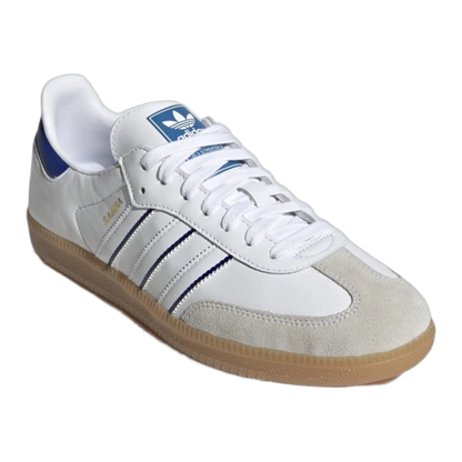 adidas Samba Leather Cloud White Lucid Blue Side IG2339