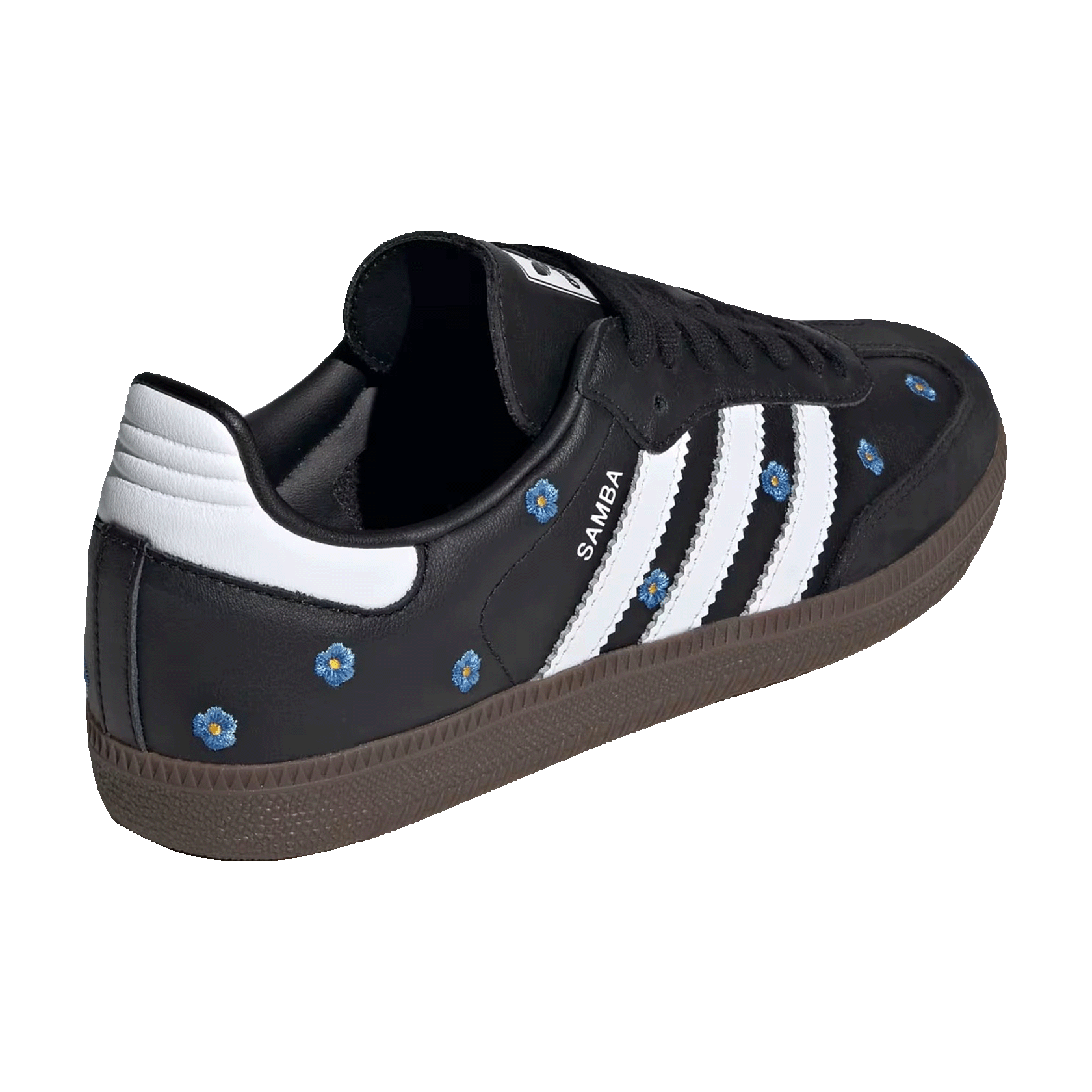 adidas Samba Light Blue Floral Core Black (W) Back