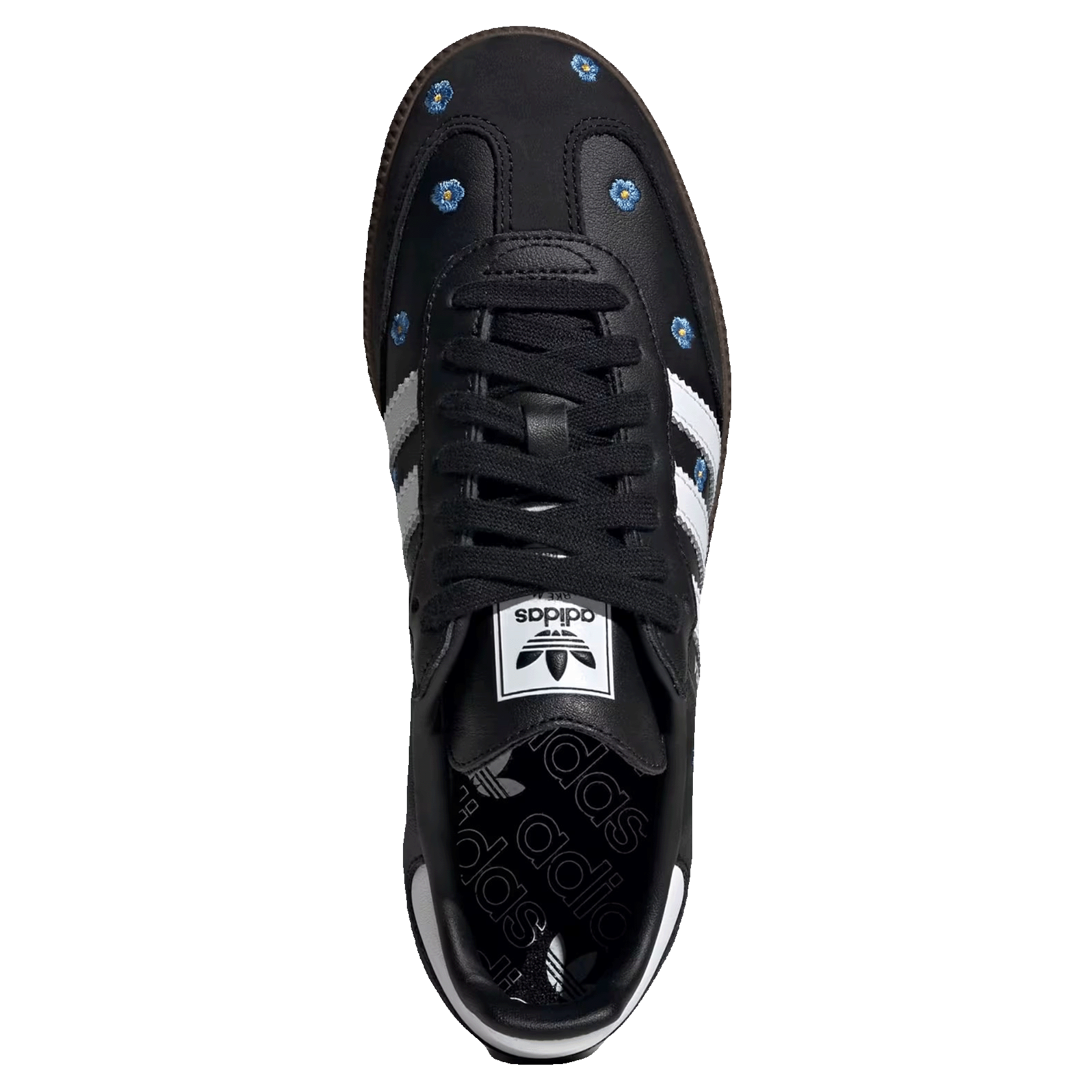 adidas Samba Light Blue Floral Core Black (W) Oben